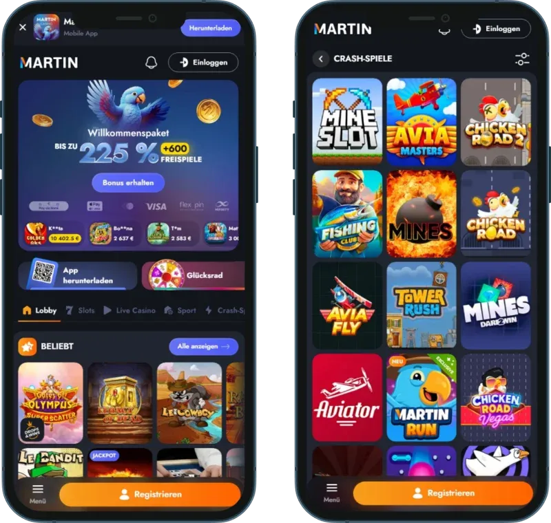 Martin casino mobile